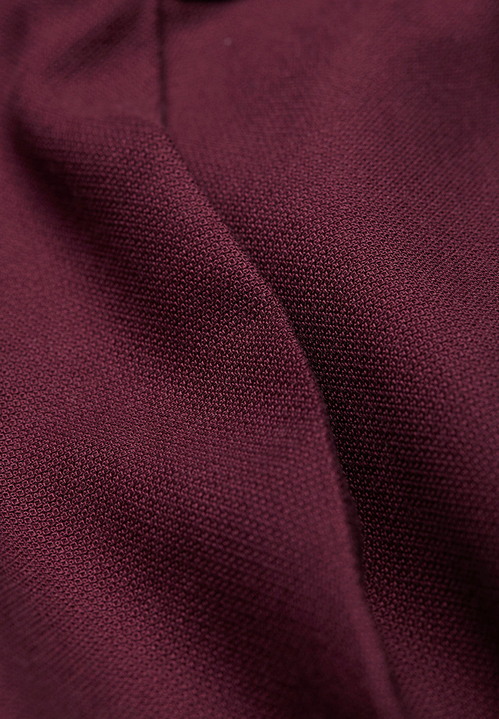 Pantalon à pinces bordeaux en coton bio - herttaa