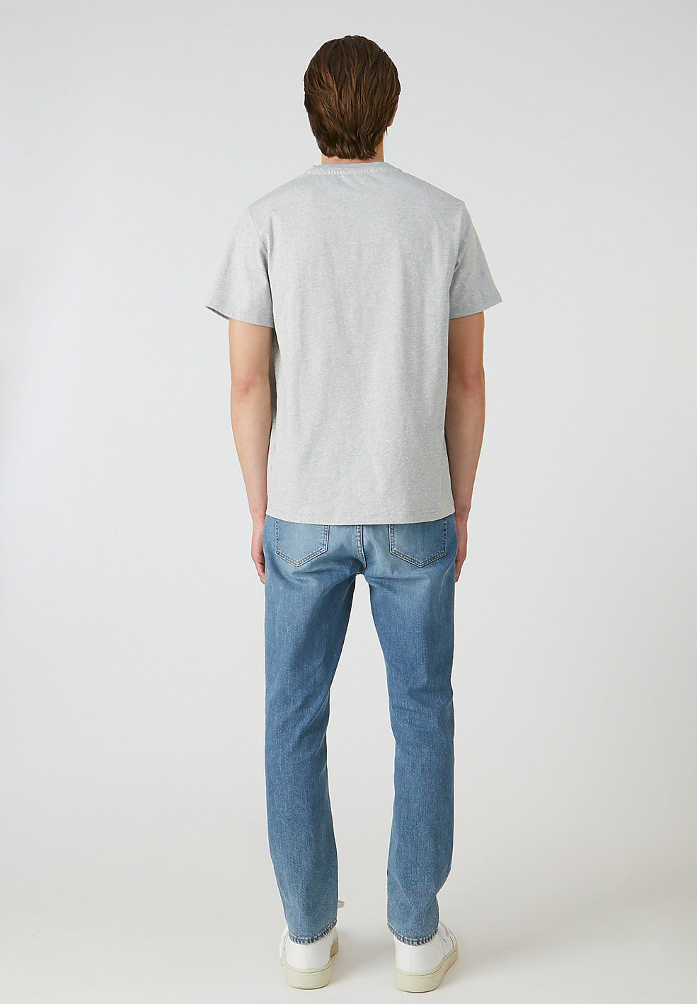 T-shirt imprimé gris en coton bio - Aado Ride Bike
