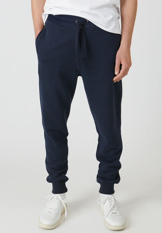 Jogging marine en coton bio et tencel - AARION
