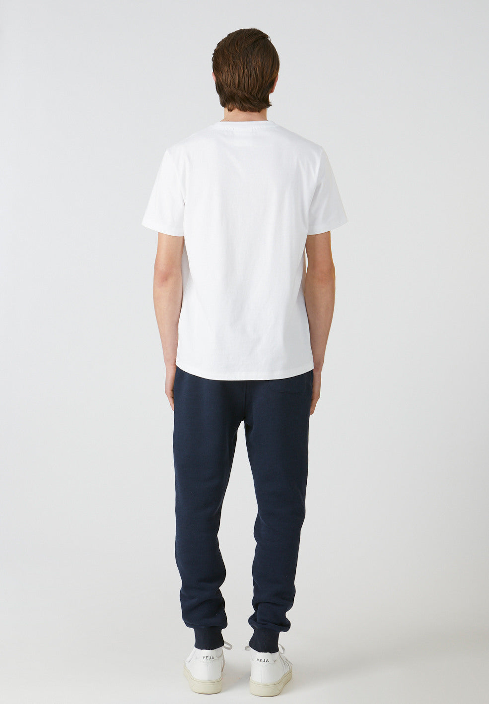 Jogging marine en coton bio et tencel - AARION