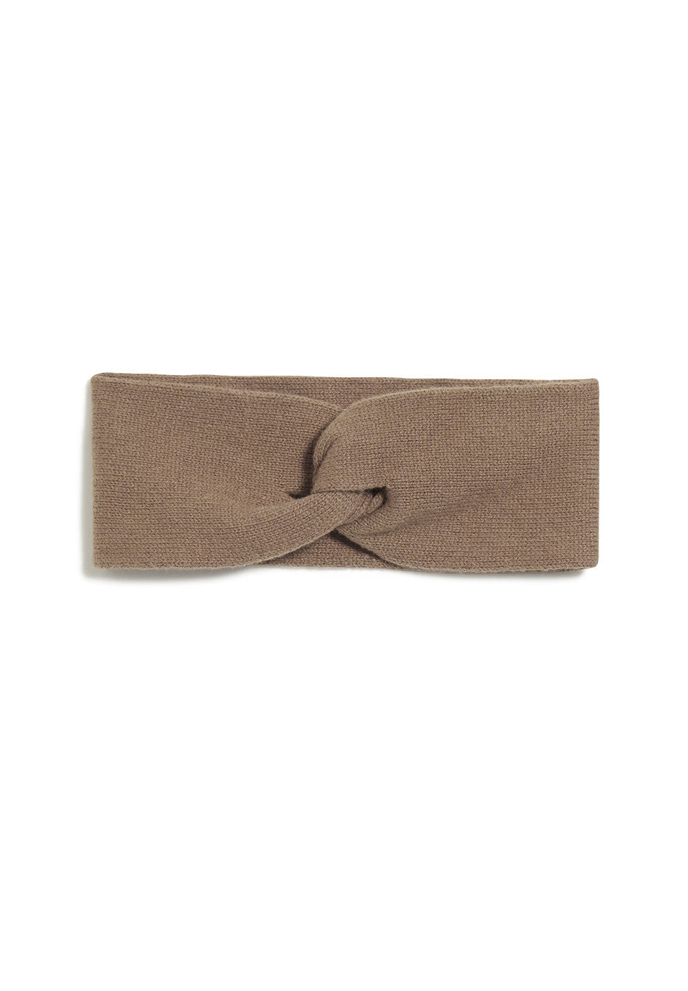 Bandeau caramel en coton bio et laine - maritaa