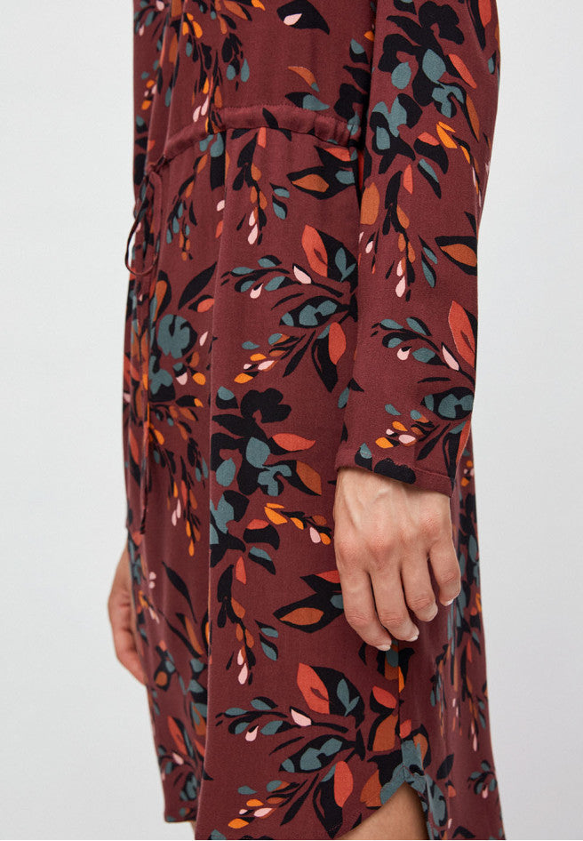 Robe à imprimés floraux en lenzing - edurnaa falling leaves