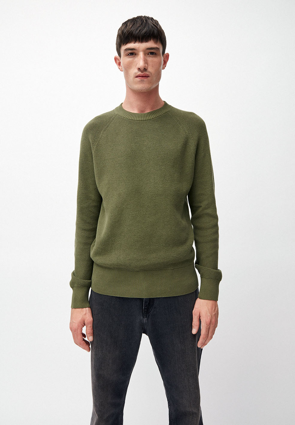 Pull kaki en coton bio - ragaa
