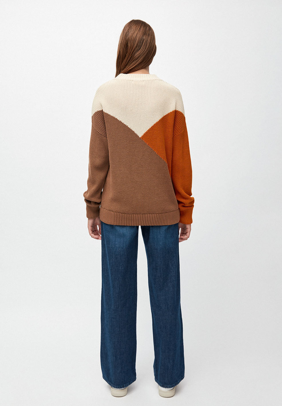 Pull tricolore en coton bio - antonellaa