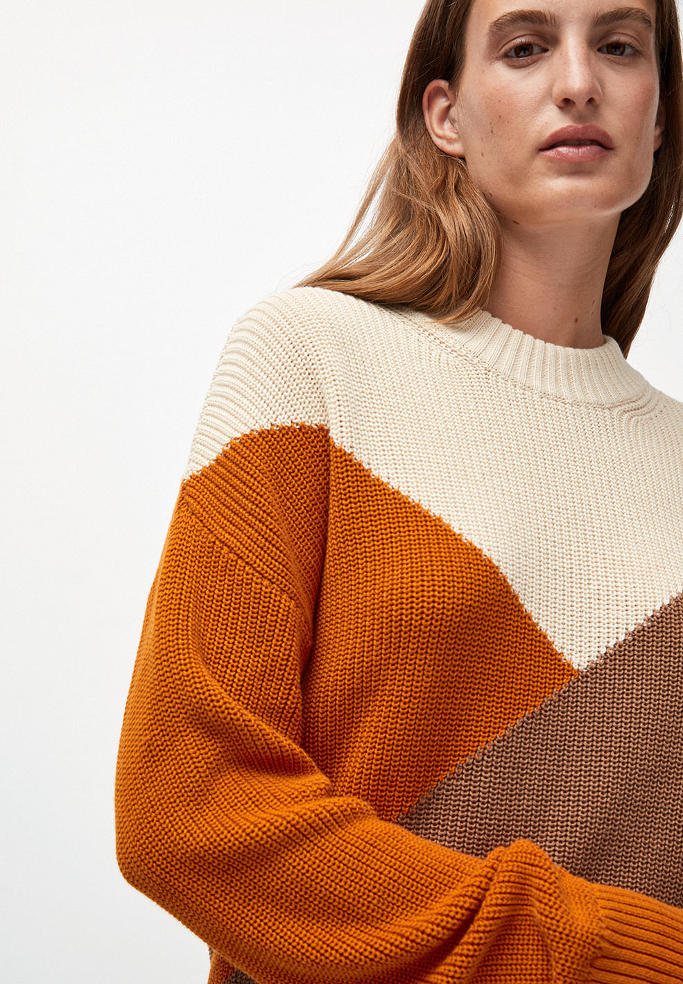 Pull tricolore en coton bio - antonellaa