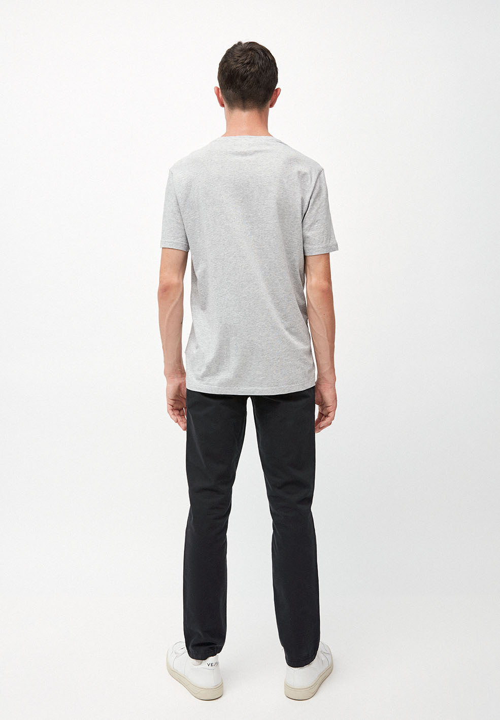 T-shirt gris en coton bio - jaames way to go