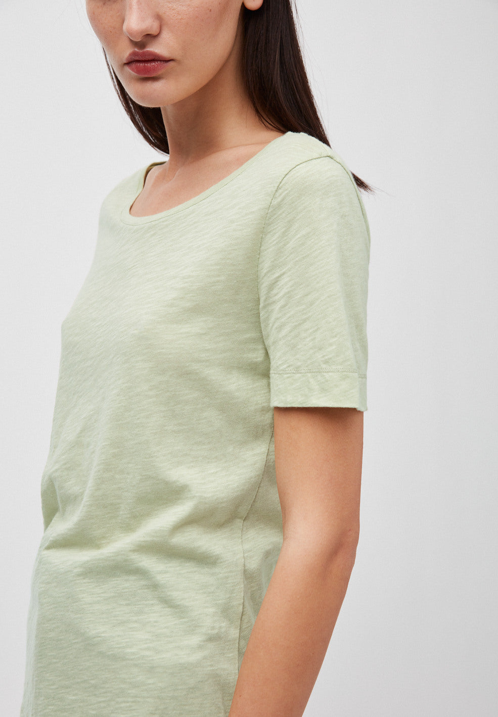 T-shirt vert pâle en coton bio - Johannaa
