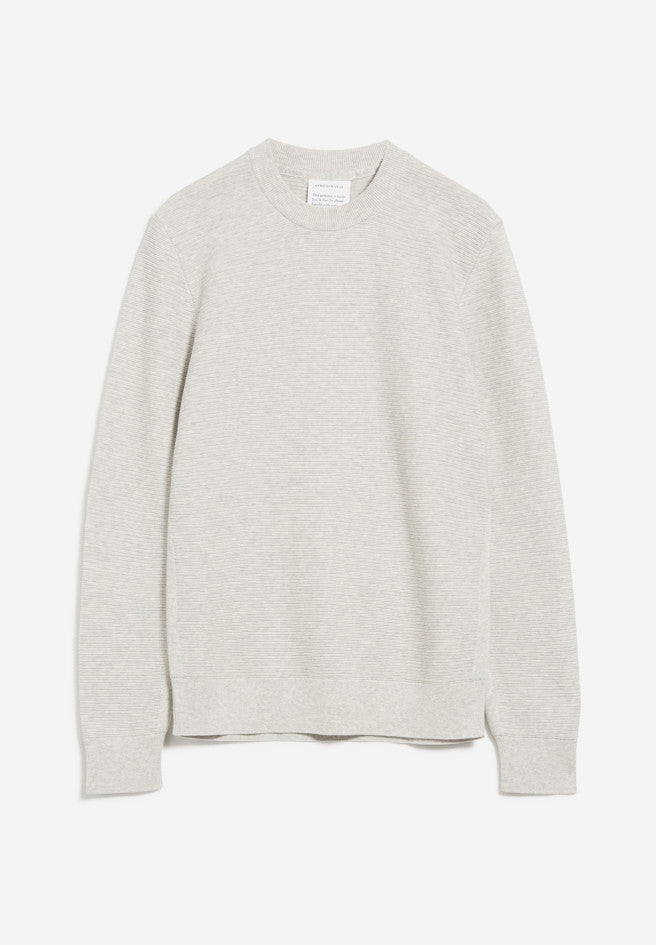 Pull écru en coton bio - Aatu ottomaan