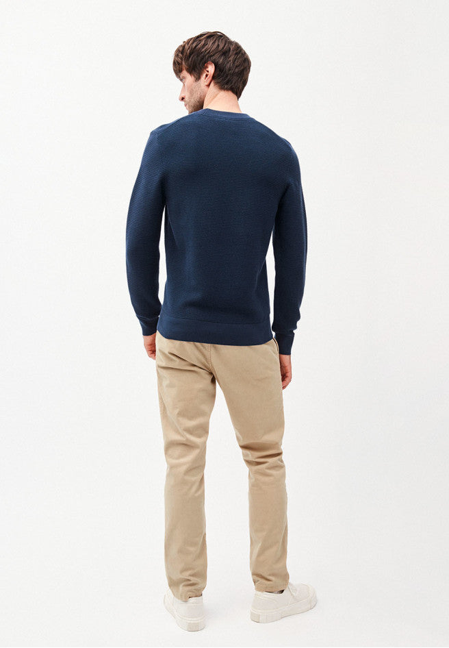 Pull marine en coton bio - Aatu ottomaan