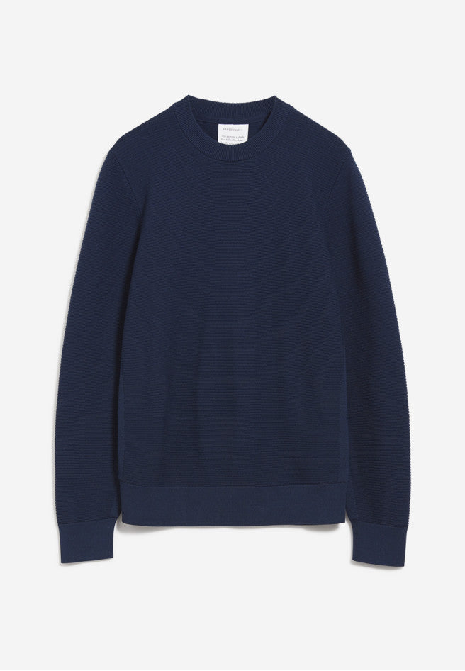 Pull marine en coton bio - Aatu ottomaan