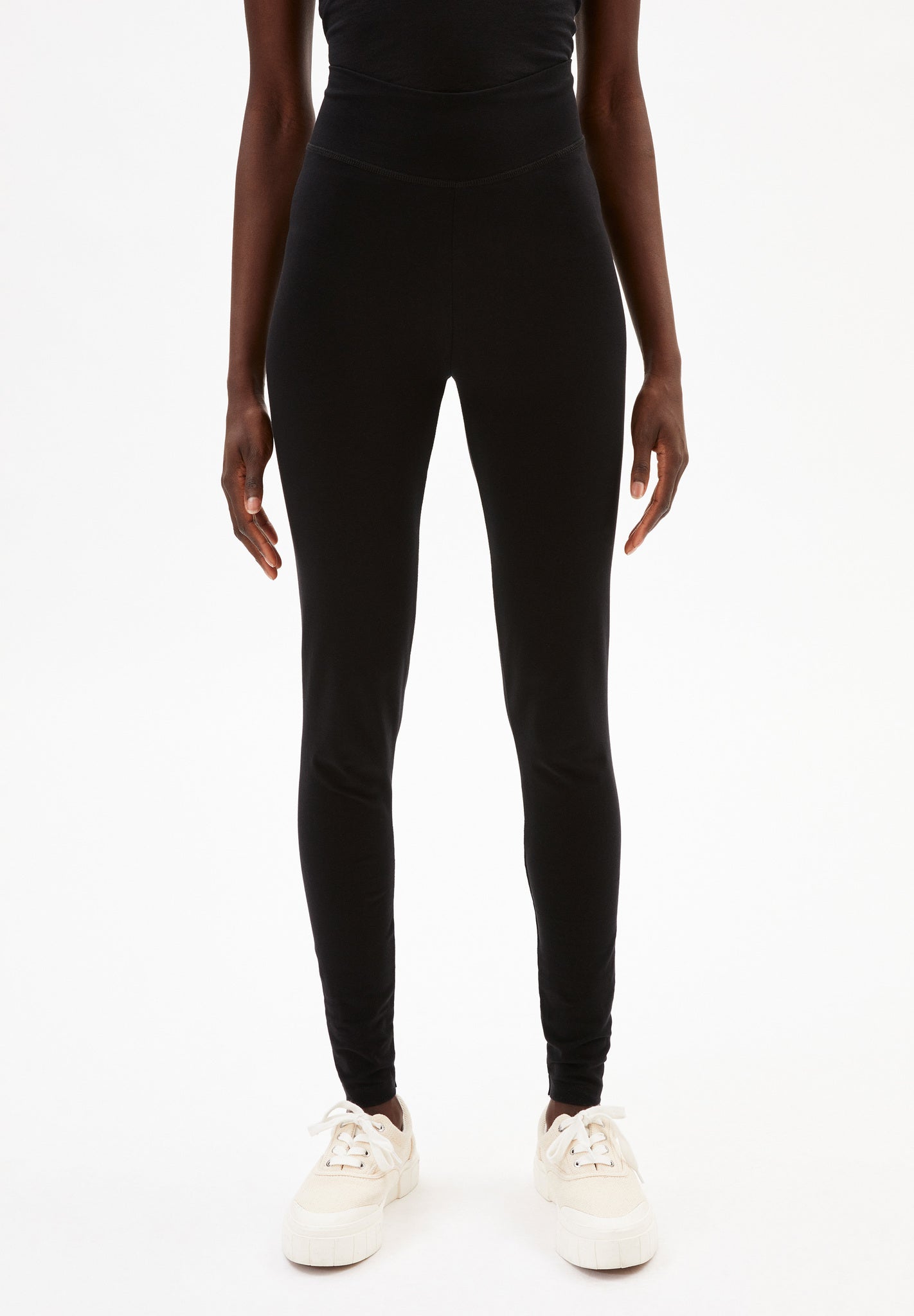 Legging noir en coton bio - Faribaa black