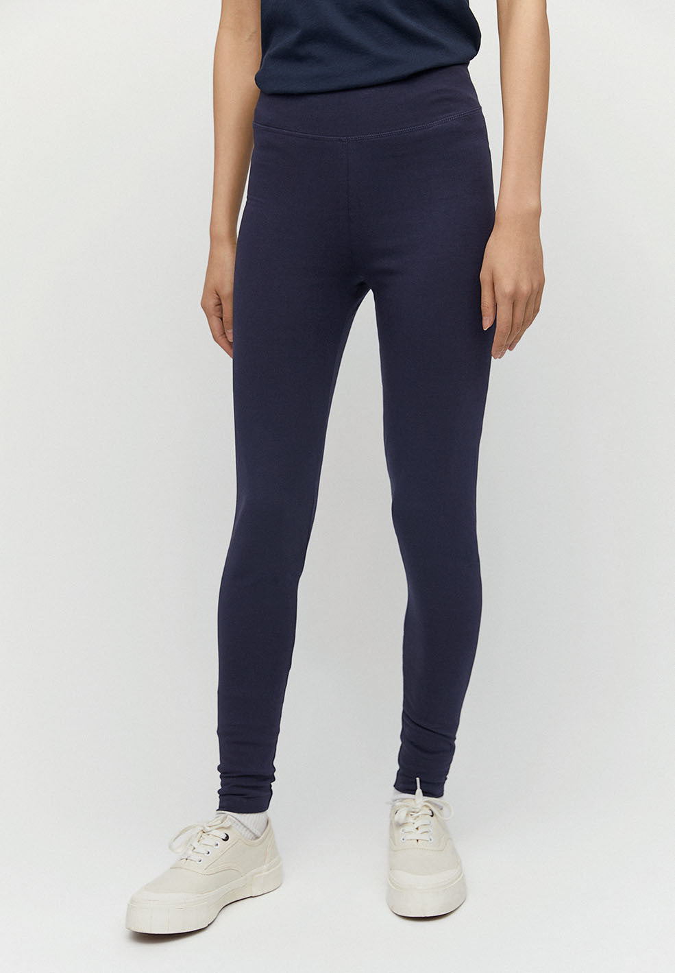 Legging bleu nuit en coton bio - Faribaa night sky