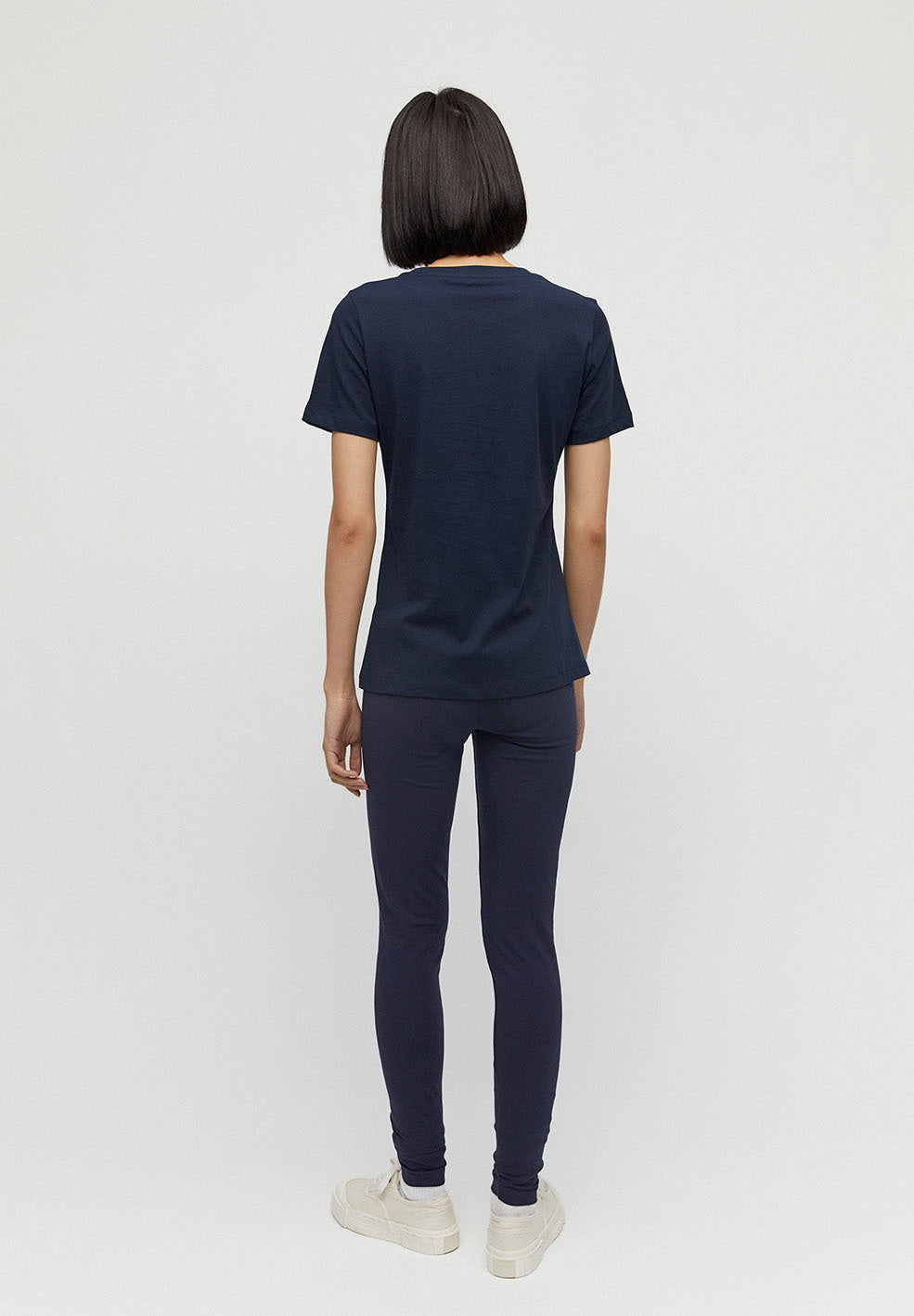 Legging bleu nuit en coton bio - Faribaa night sky