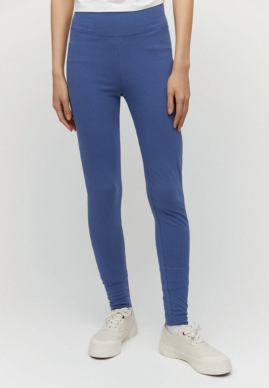 Legging bleu indigo en coton bio - Faribaa