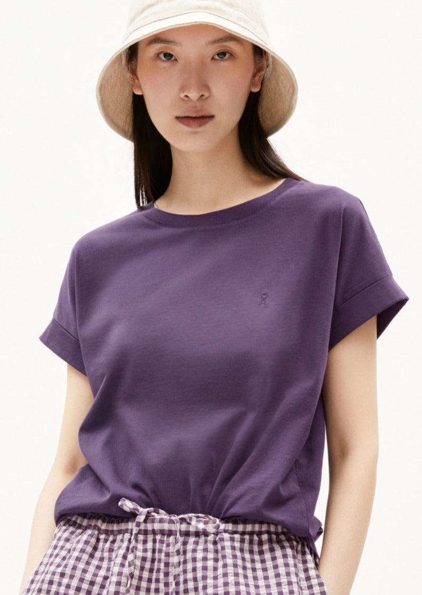 T-shirt en coton bio | "idaara blue ash"
