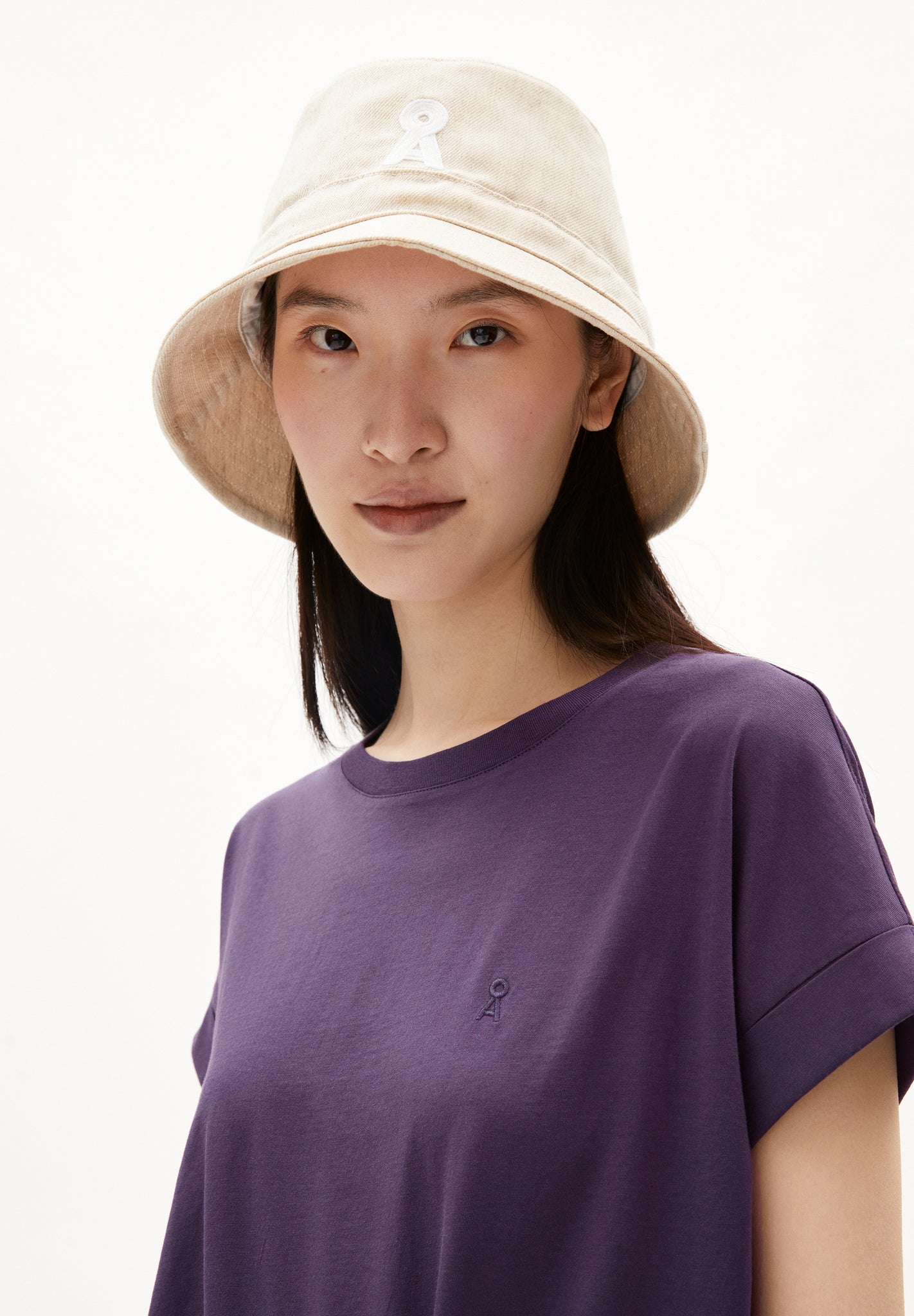 T-shirt en coton bio | "idaara blue ash"