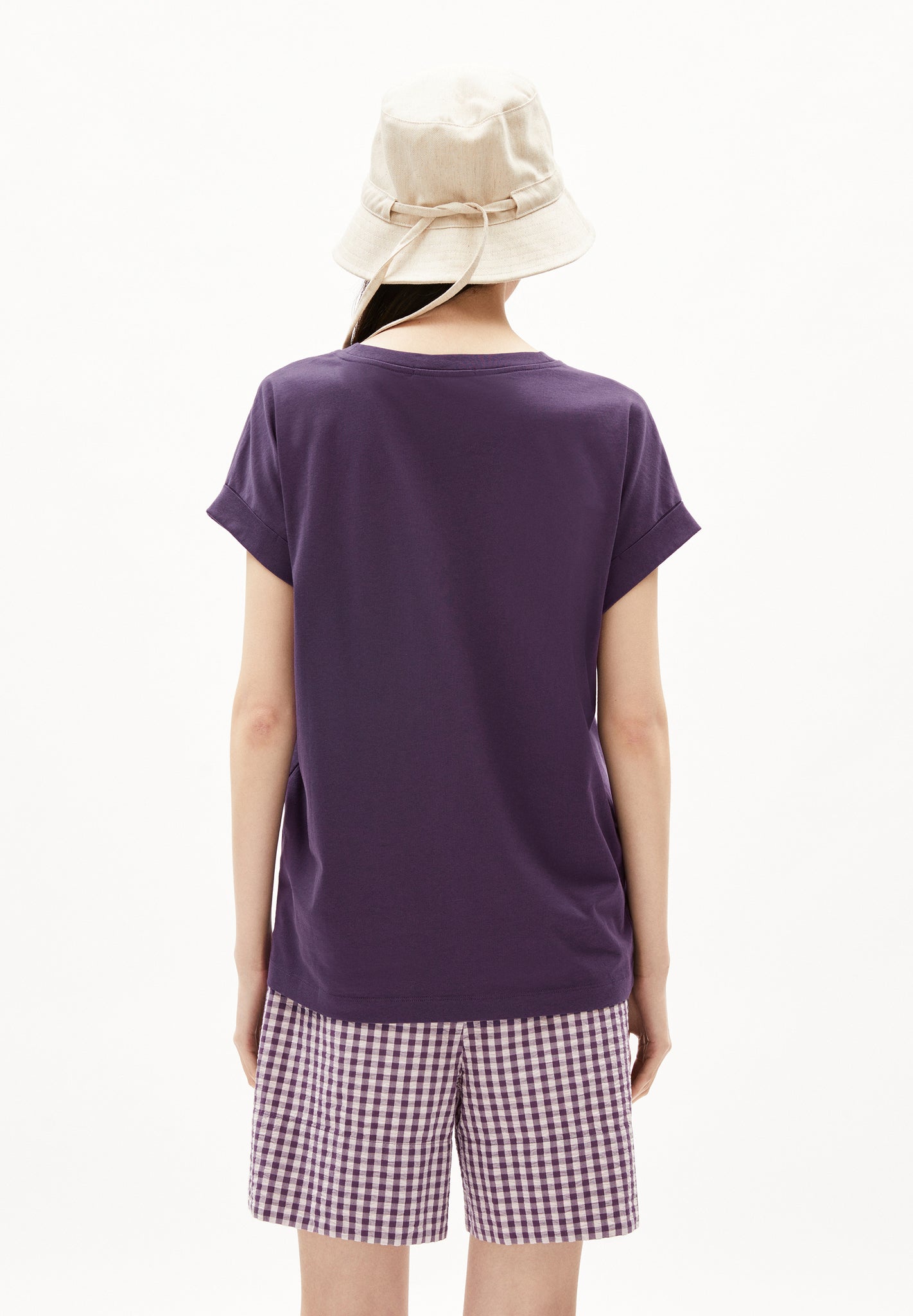 T-shirt en coton bio | "idaara blue ash"