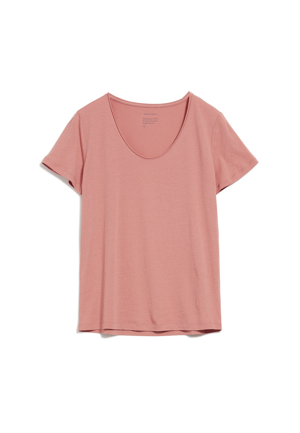 T-shirt rose en coton bio - Haadia