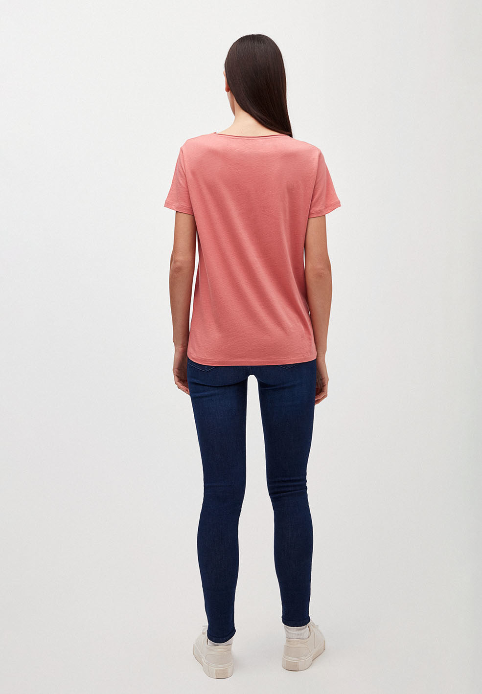 T-shirt rose en coton bio - Haadia