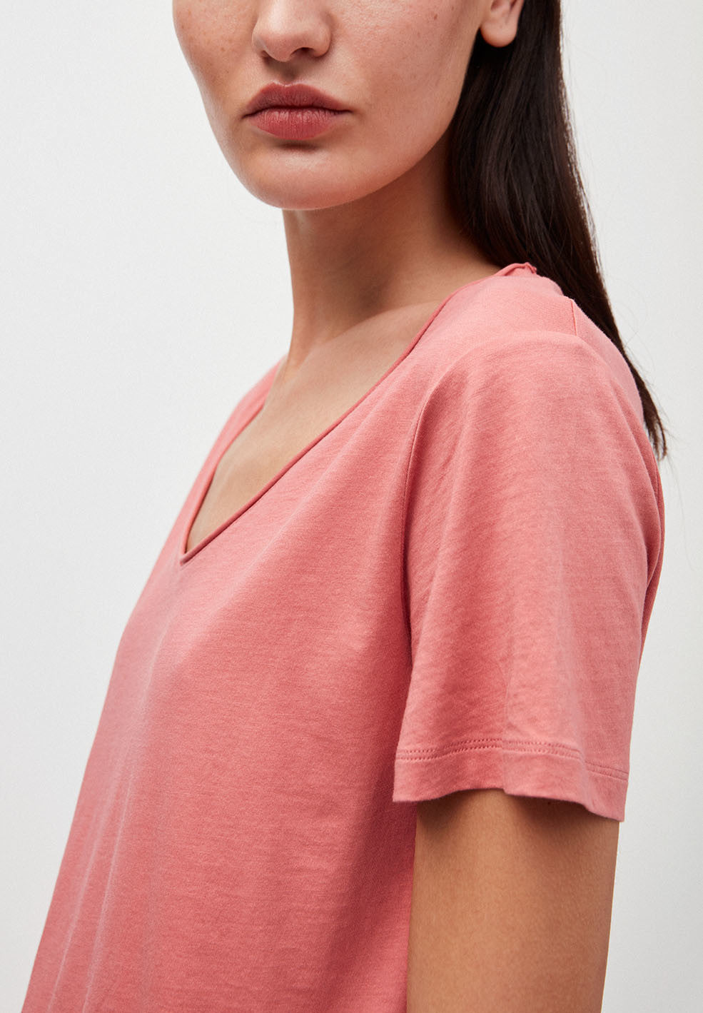 T-shirt rose en coton bio - Haadia