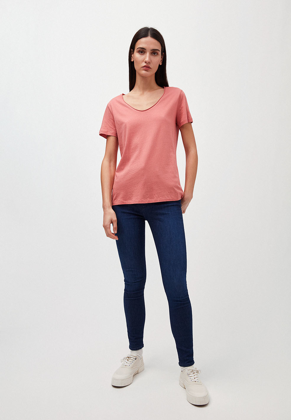 T-shirt rose en coton bio - Haadia