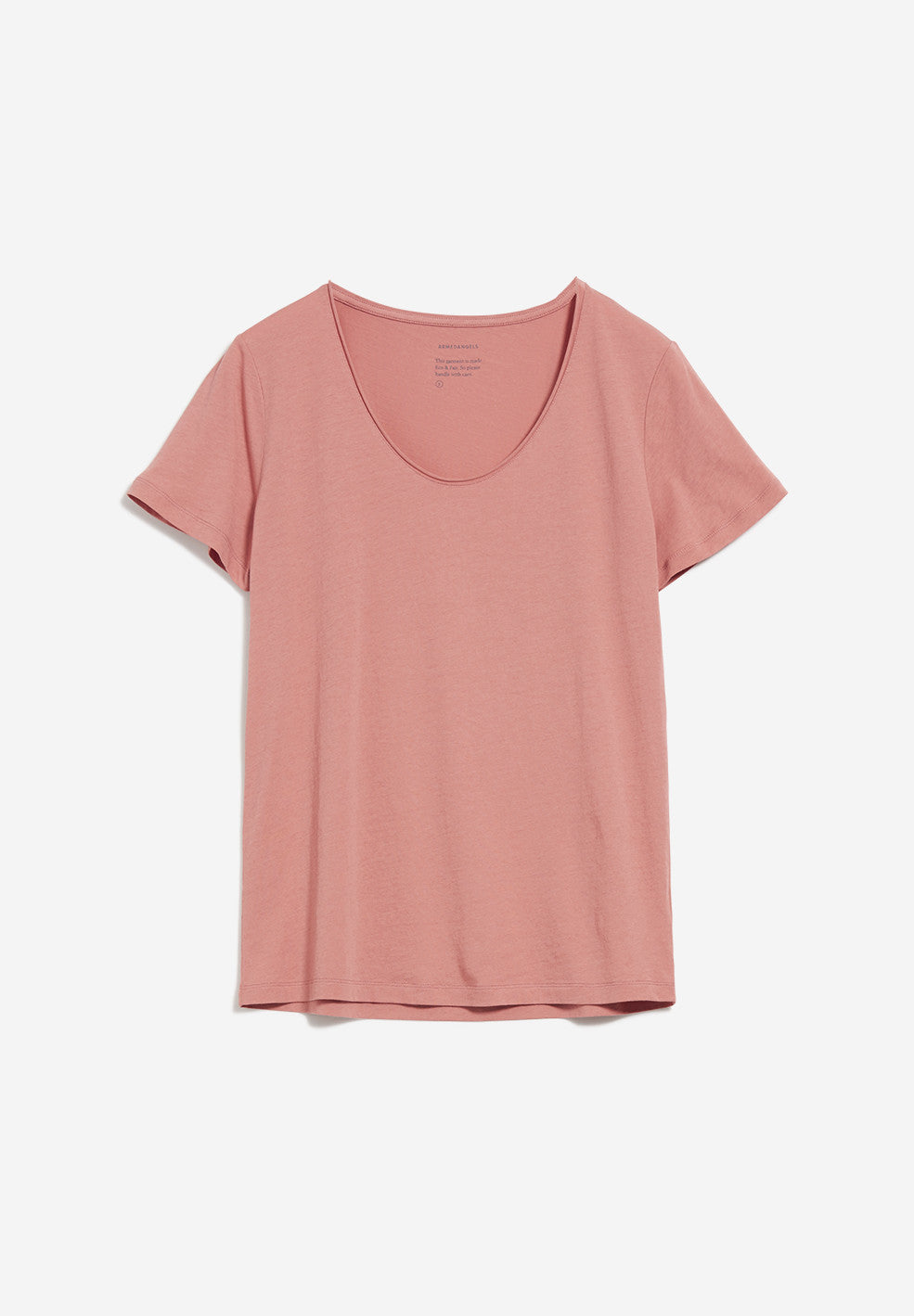 T-shirt rose en coton bio - Haadia