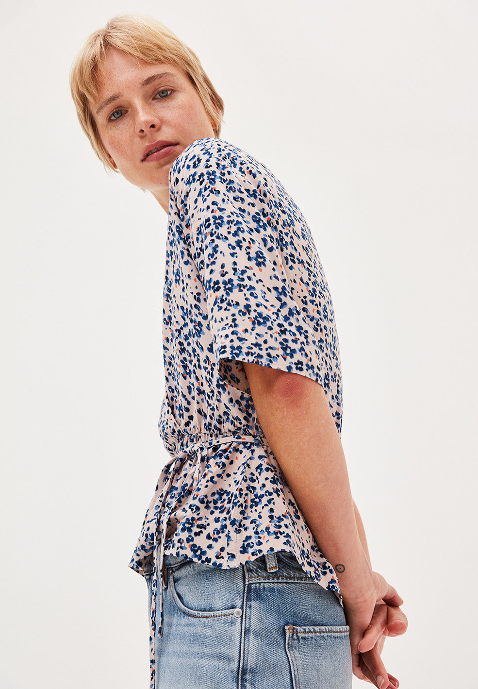 Blouse imprimés fleurs en lenzing - Yrsaa flower sprinkle