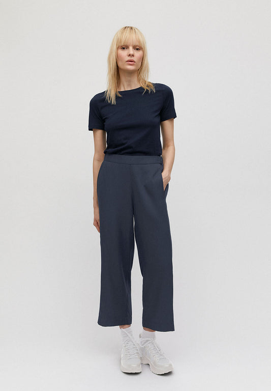 Pantalon ample bleu nuit en tencel - Kamalaa