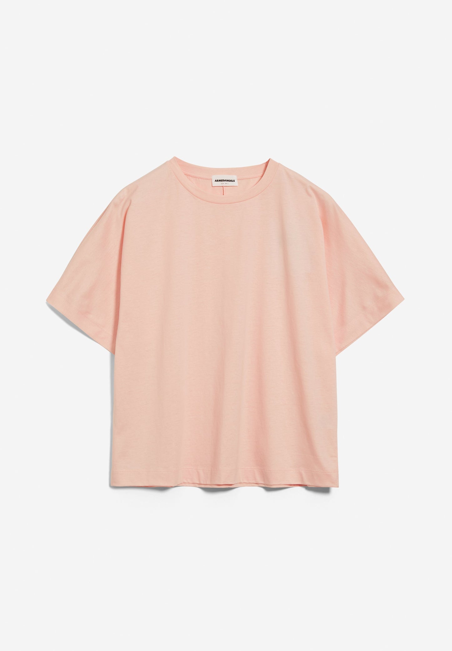 T-shirt rose en coton bio - kajaa mercerized peach blossom light