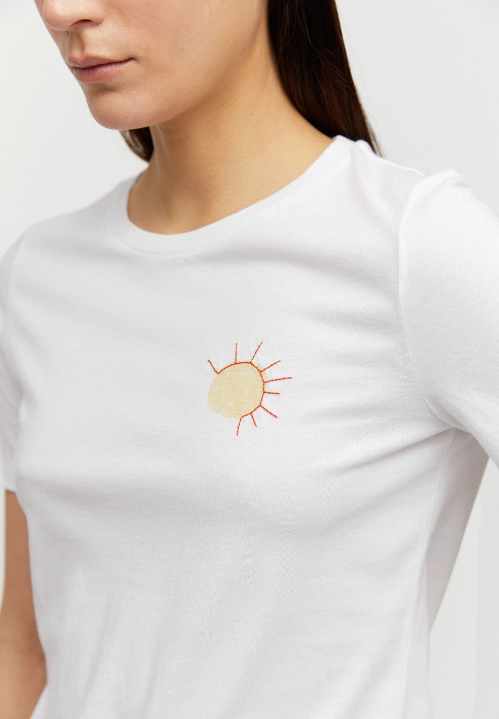 T-shirt imprimé blanc en coton bio - Lidaa small elements