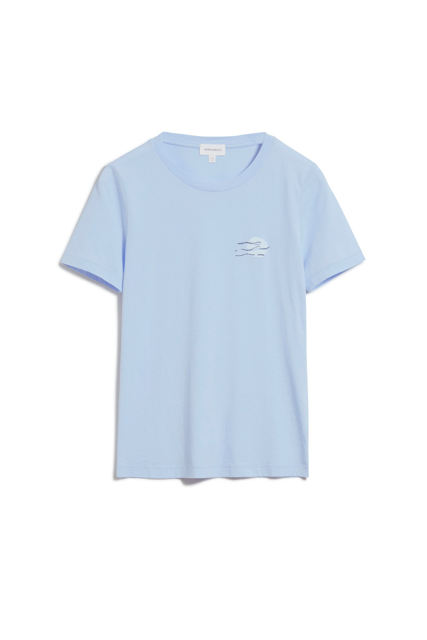 T-shirt imprimé bleu ciel en coton bio - Lidaa small elements