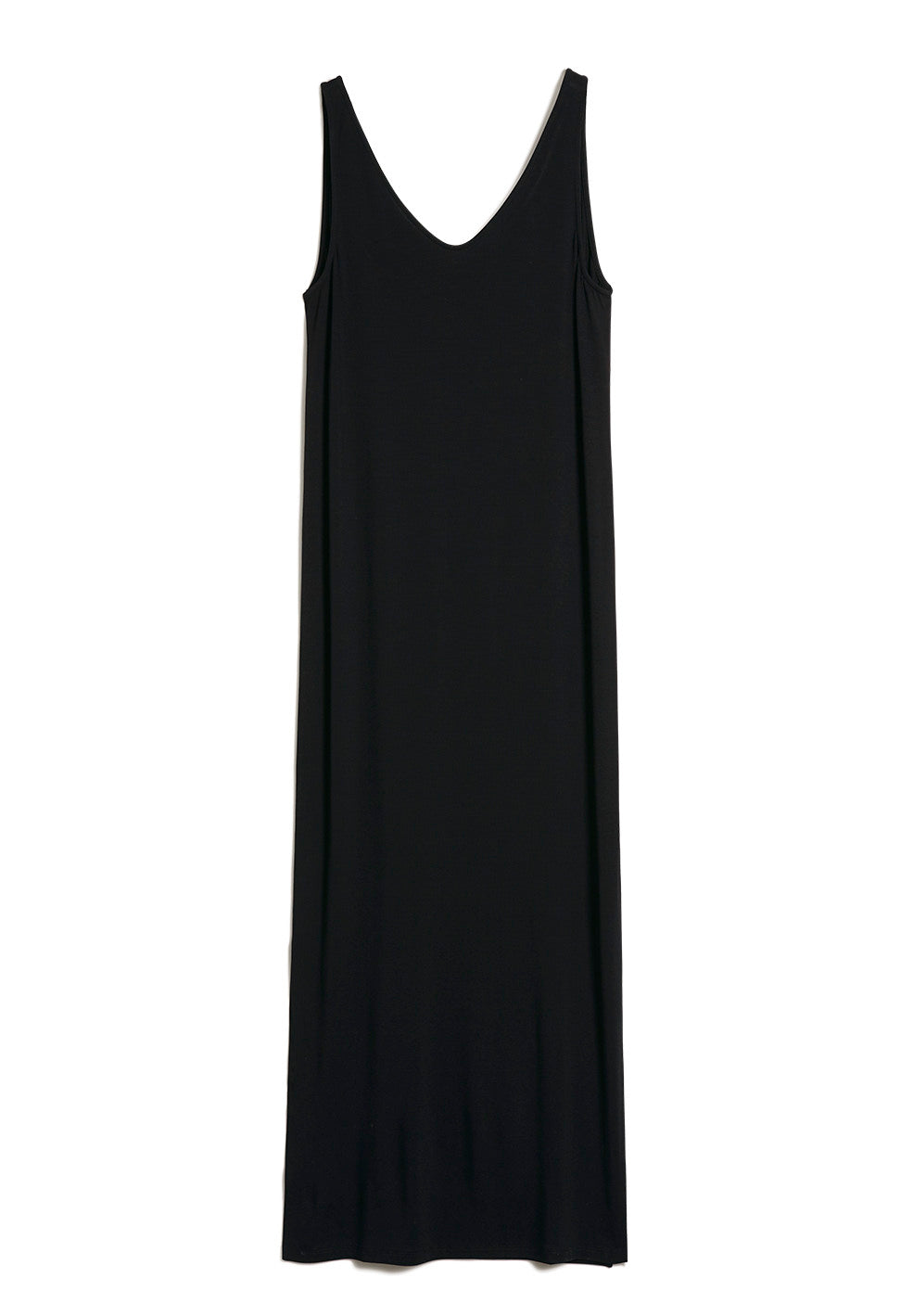 Robe longue noire en lenzing - Madalenaa
