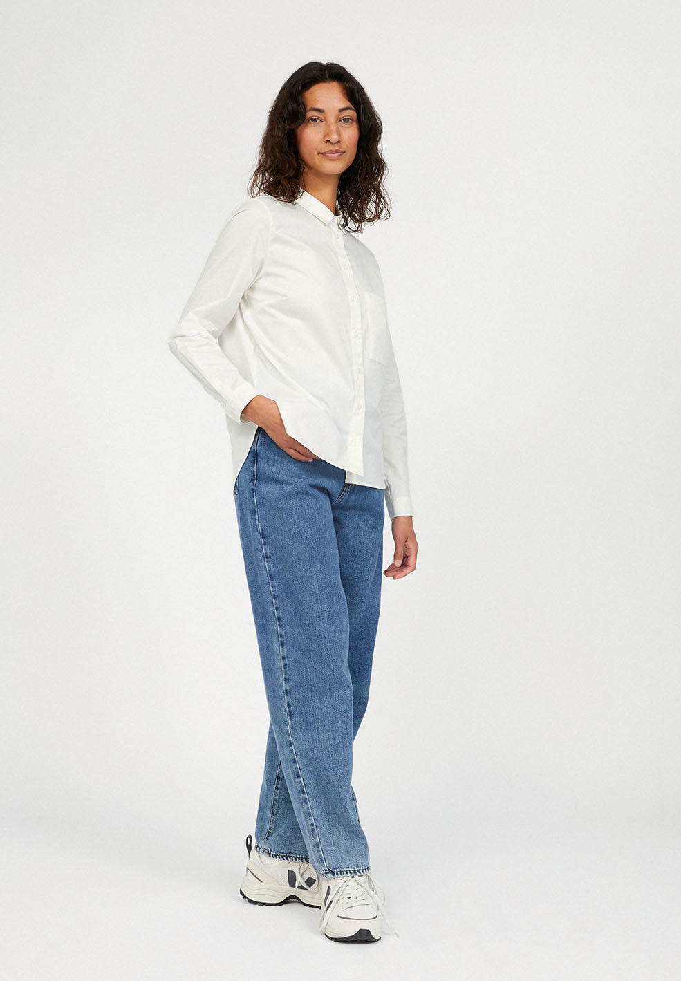 Chemise blanche en coton bio - PERNILLAA
