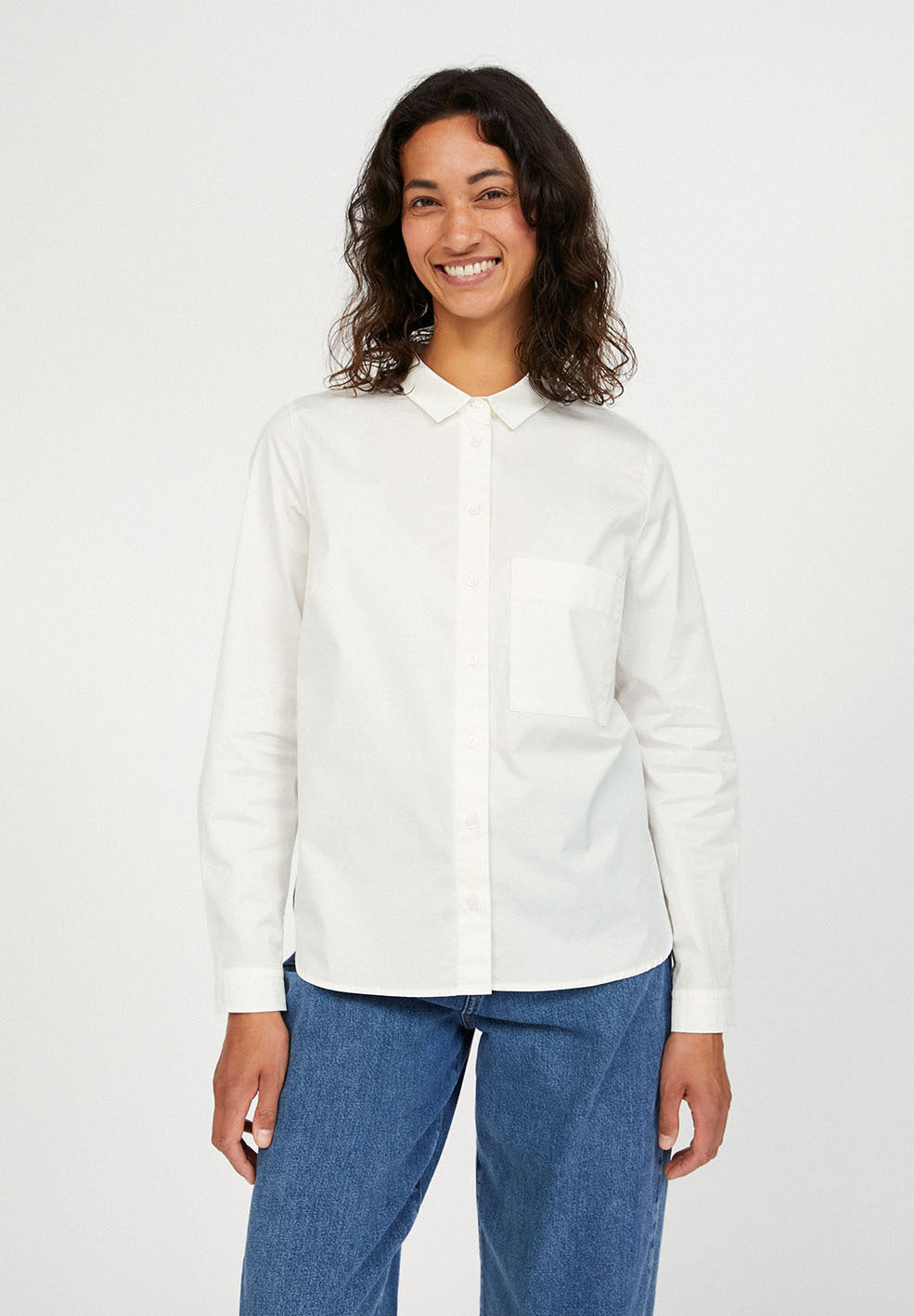 Chemise blanche en coton bio - PERNILLAA