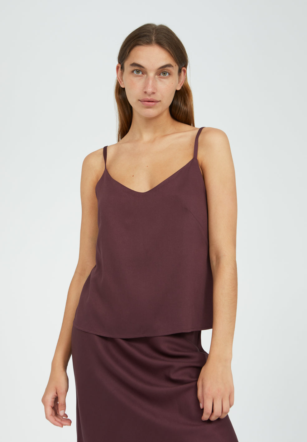 Top violet en tencel - SAADE