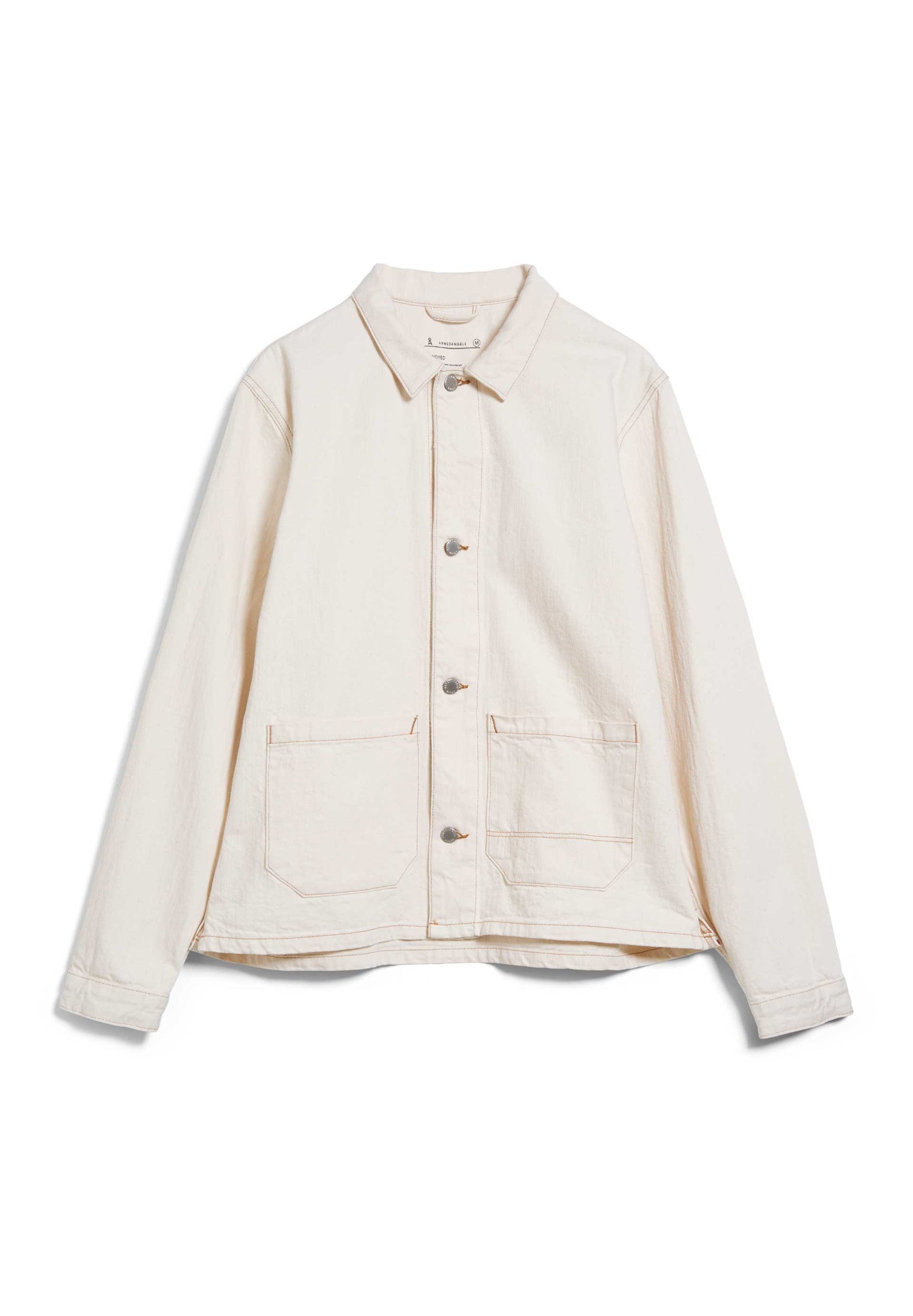 Veste écru en coton bio et recyclé non teinté  - SKYLAAR UNDYED