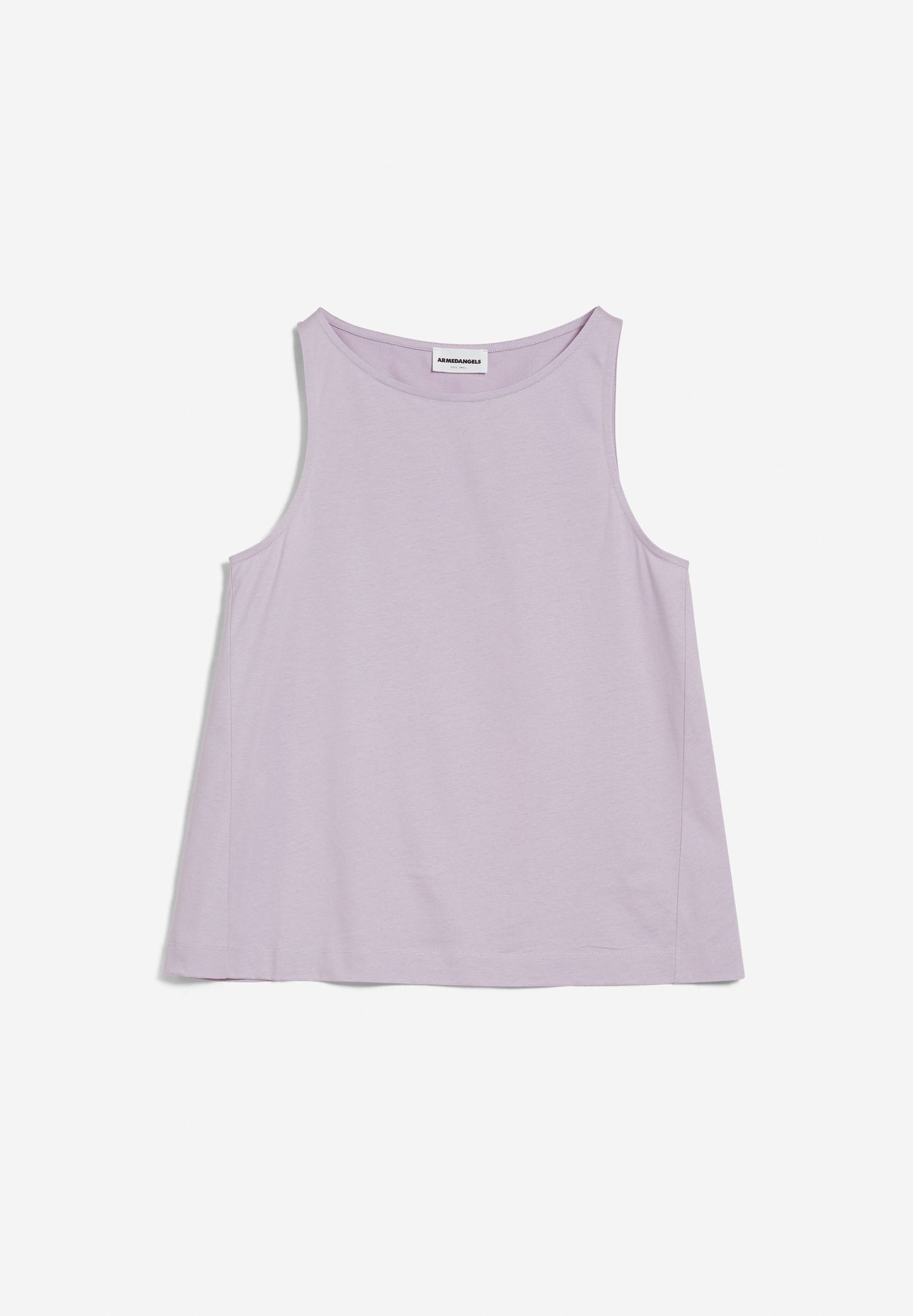 Débardeur lilas en coton bio - carlottaa mercerized - purple noise