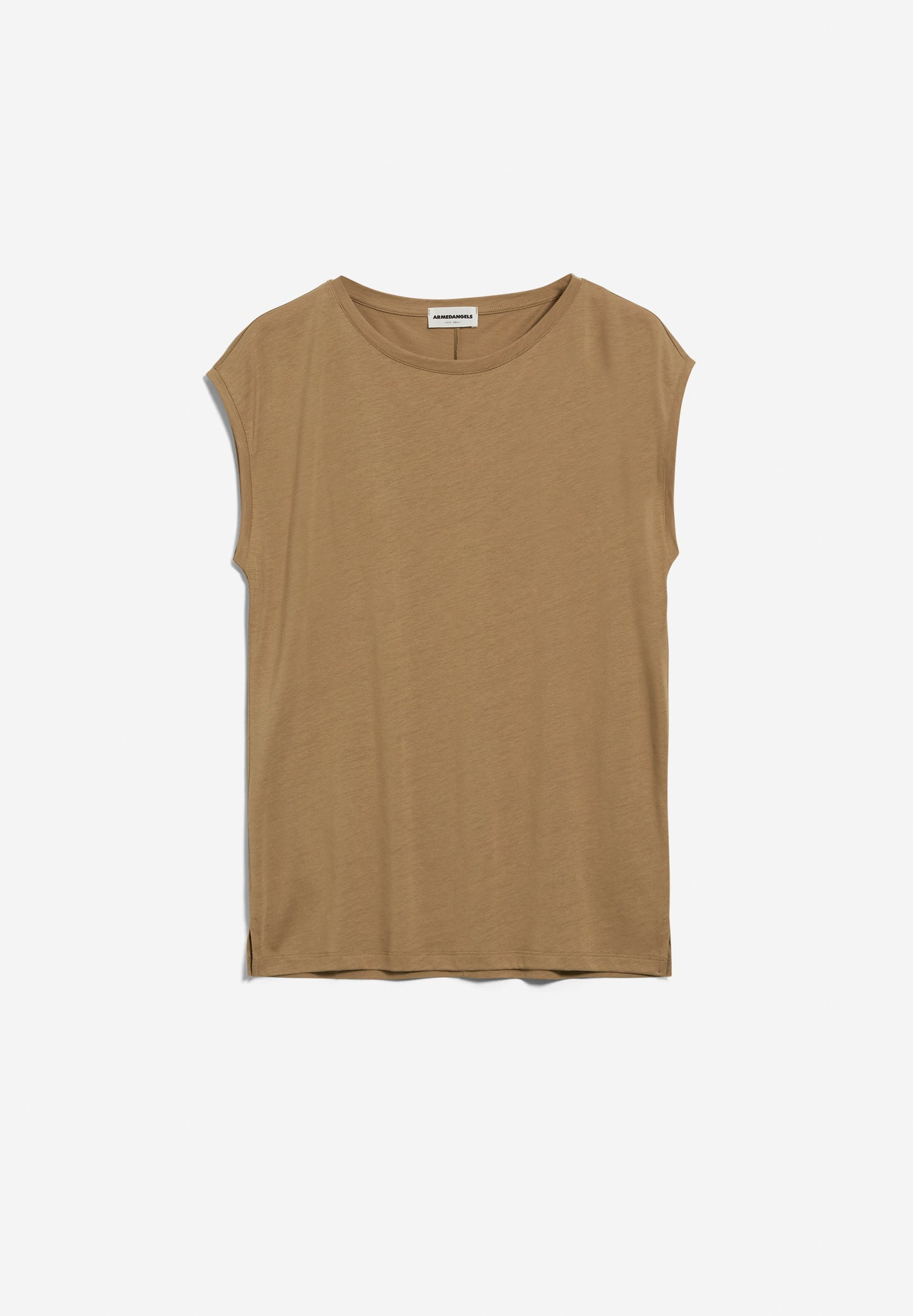 T-shirt ample camel en tencel - jilaa