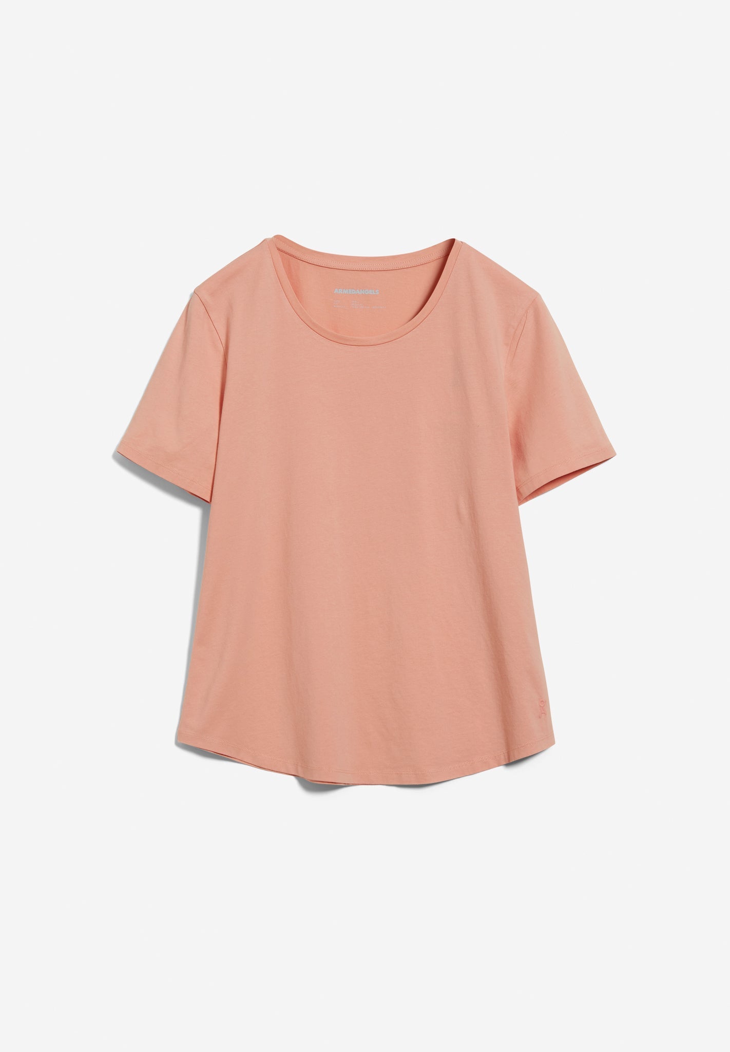 T-shirt rose en coton bio - minaa peach blossom