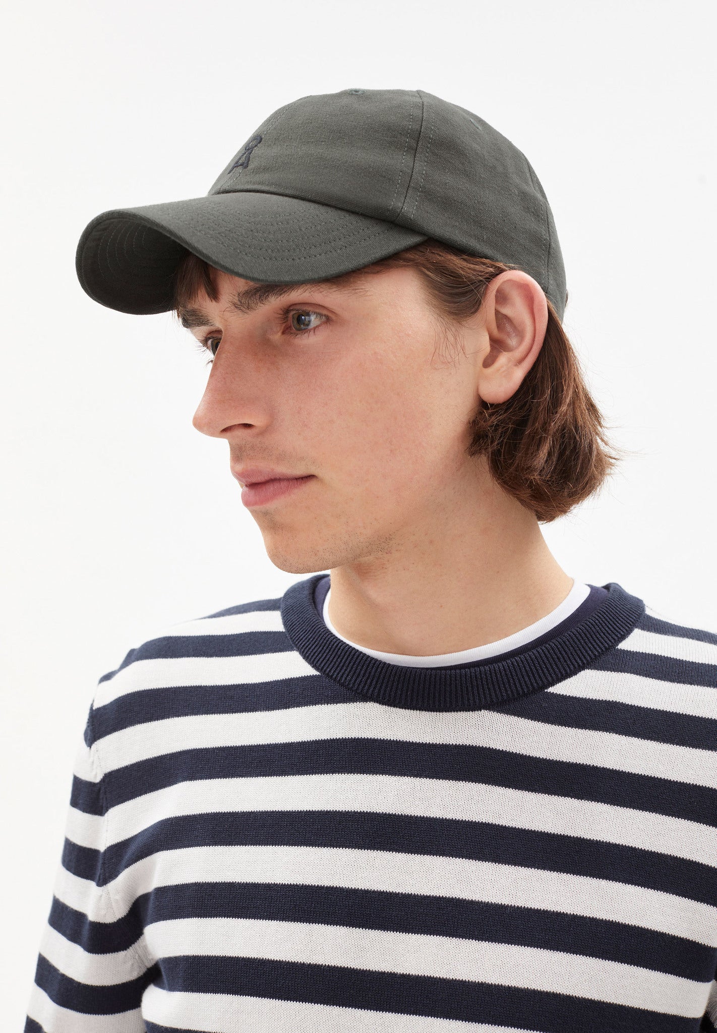 Casquette vert sapin en coton bio - yaanis dark pine