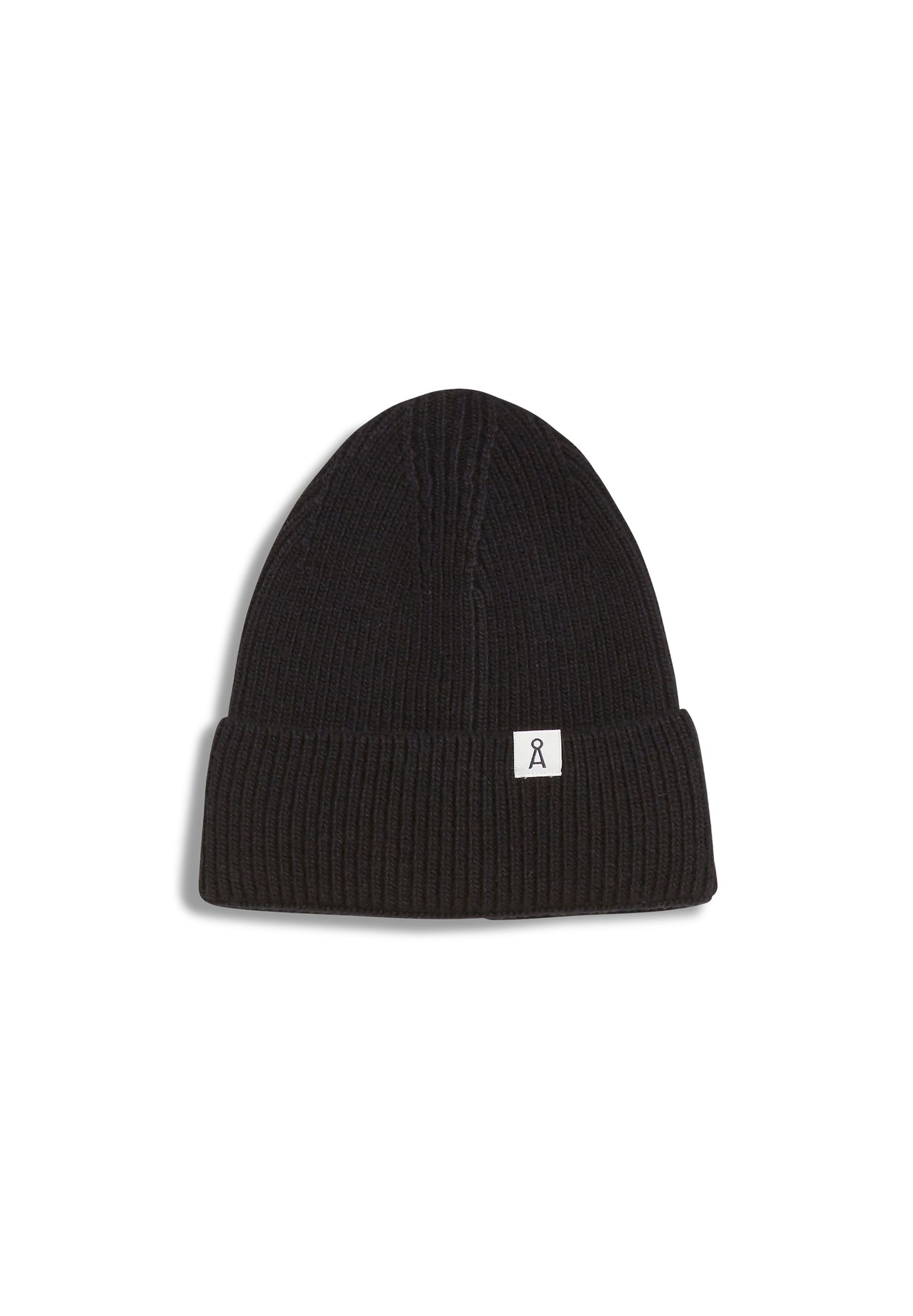 Bonnet noir en coton et laine bio - maax black