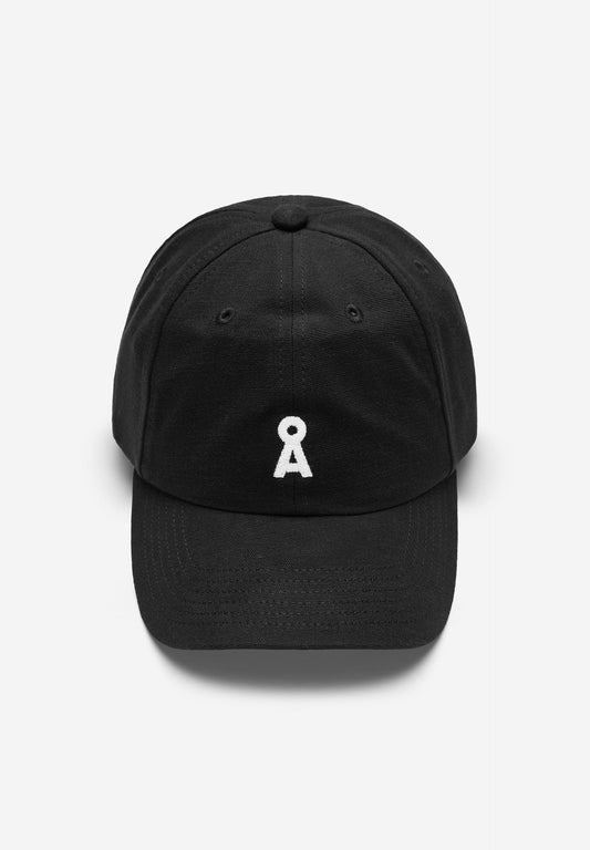 Casquette en coton bio | noir "yenaas bold black"