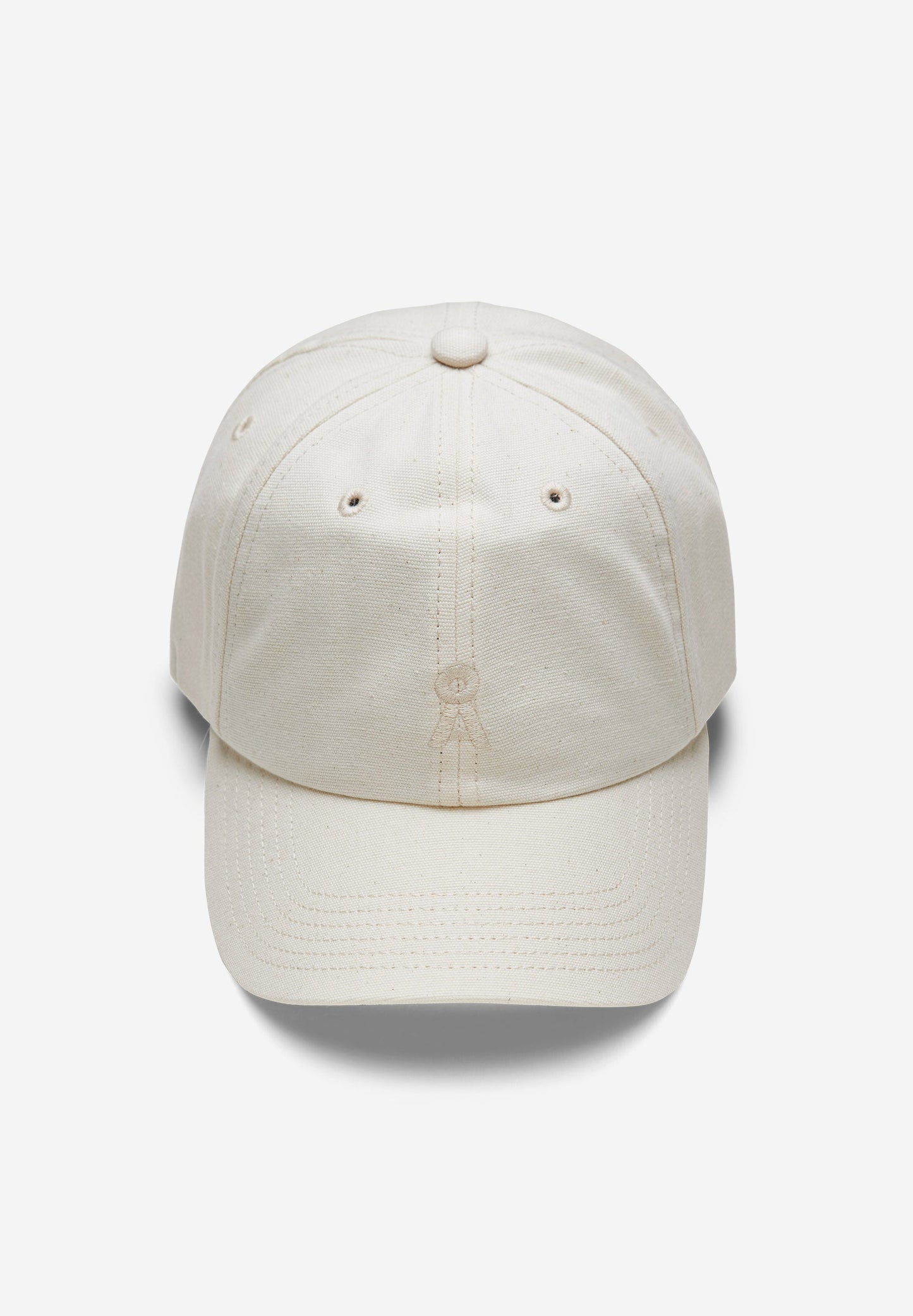 Casquette blanche en coton bio non teinté - yenaas bold - undyed