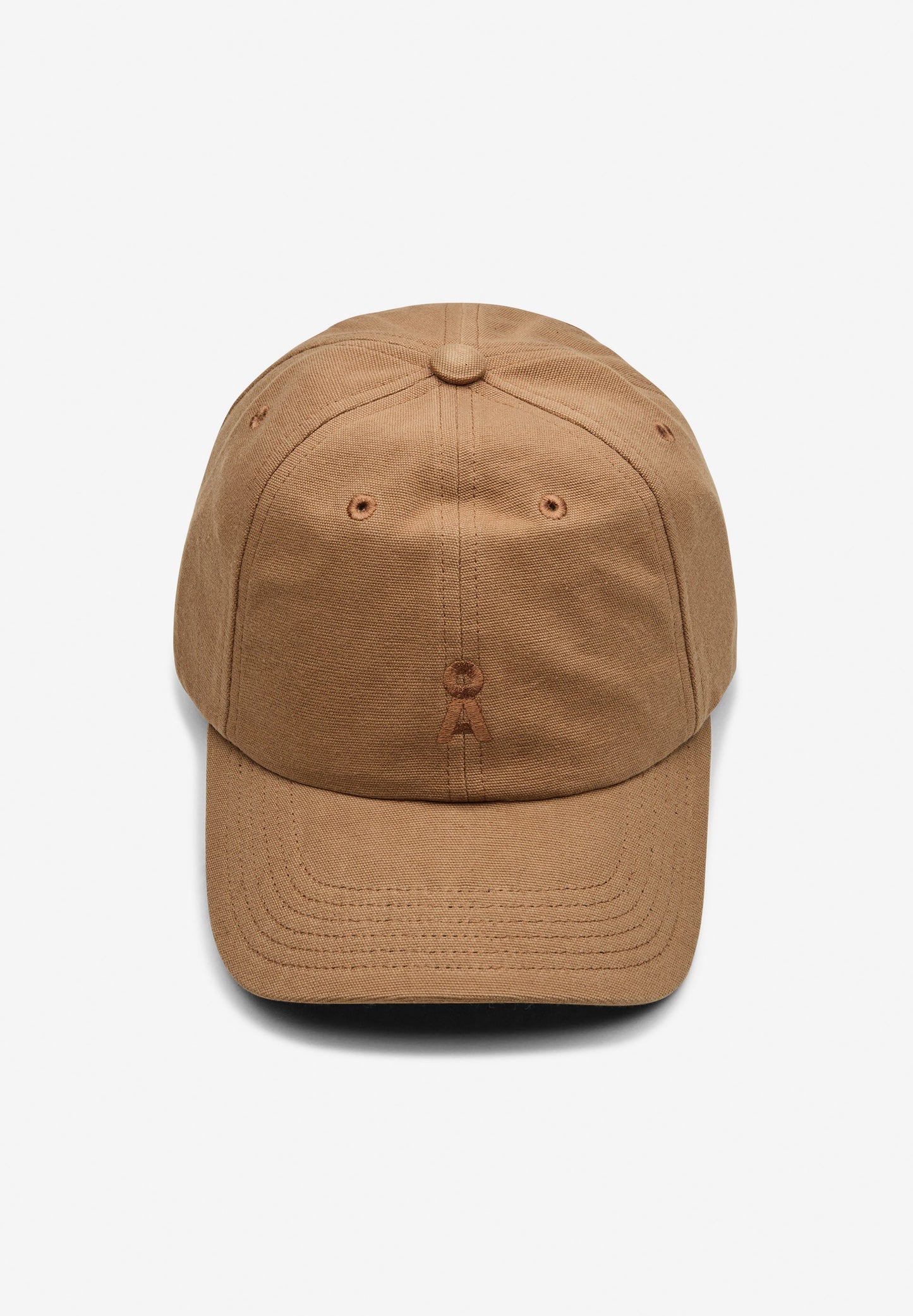 Casquette camel en coton bio - yenaas bold smoky almond