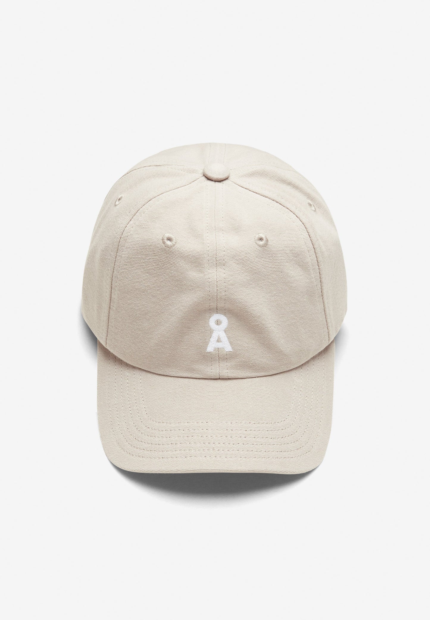 Casquette beige en coton bio - yenaas bold light desert