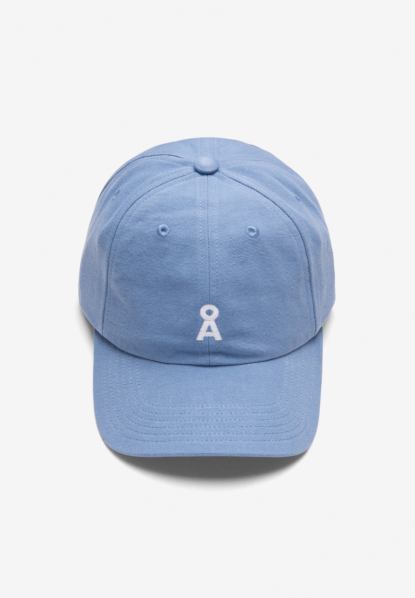 Casquette bleue en coton bio - yenaas bold sky high