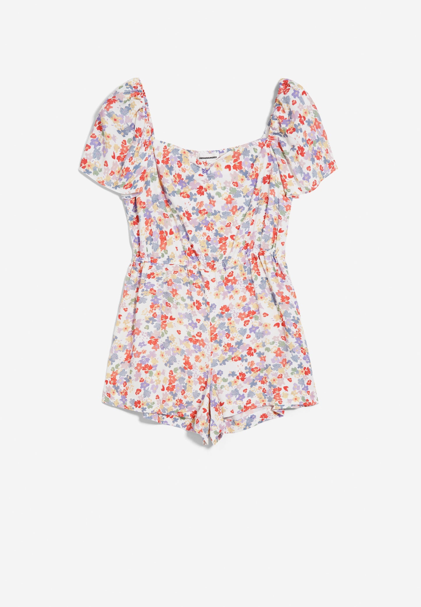 Combishort motif fleurs en viscose ecovero - kaarin flora confetti  white