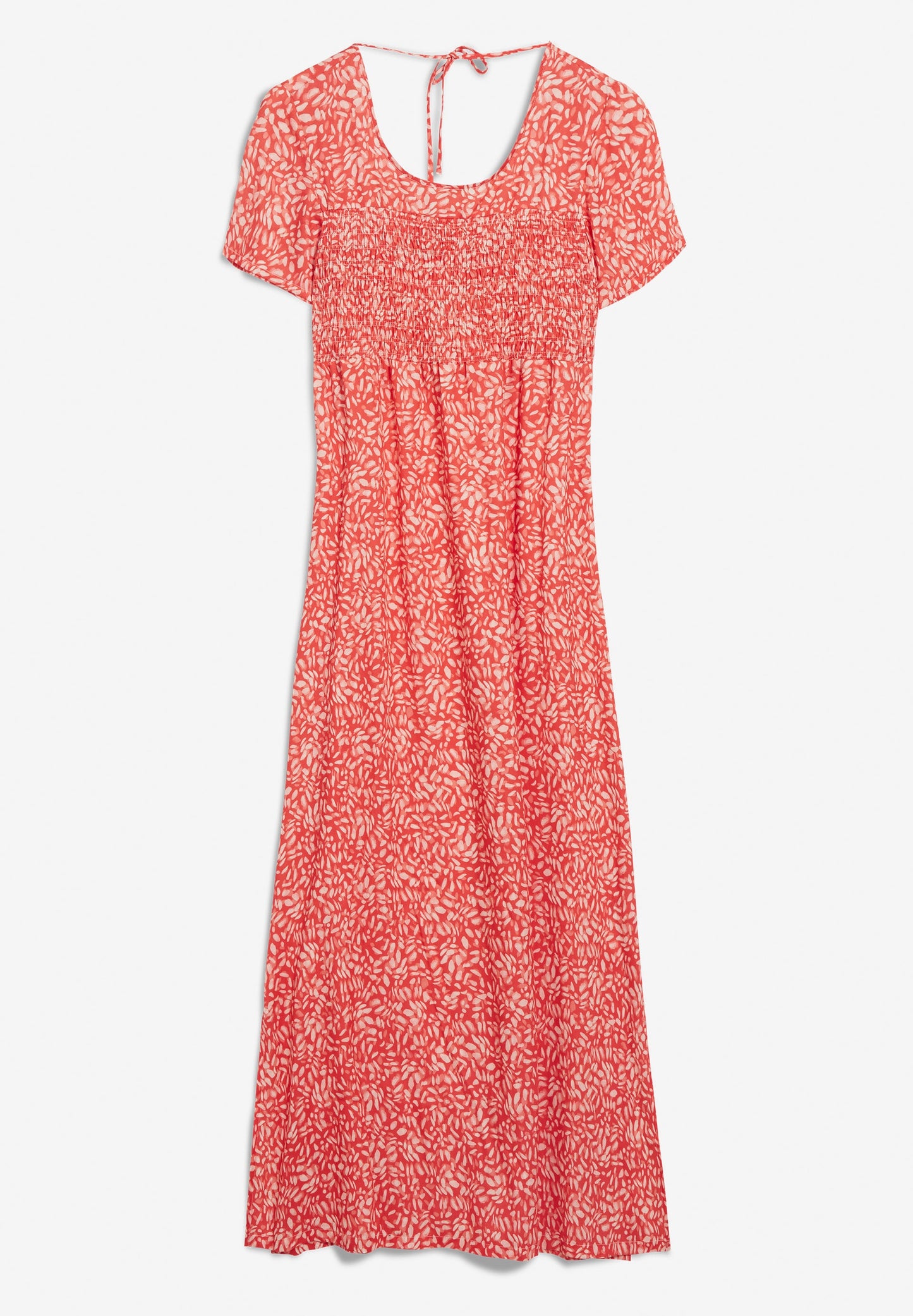Robe longue à motifs en tencel - helinaa water dots hibiscus