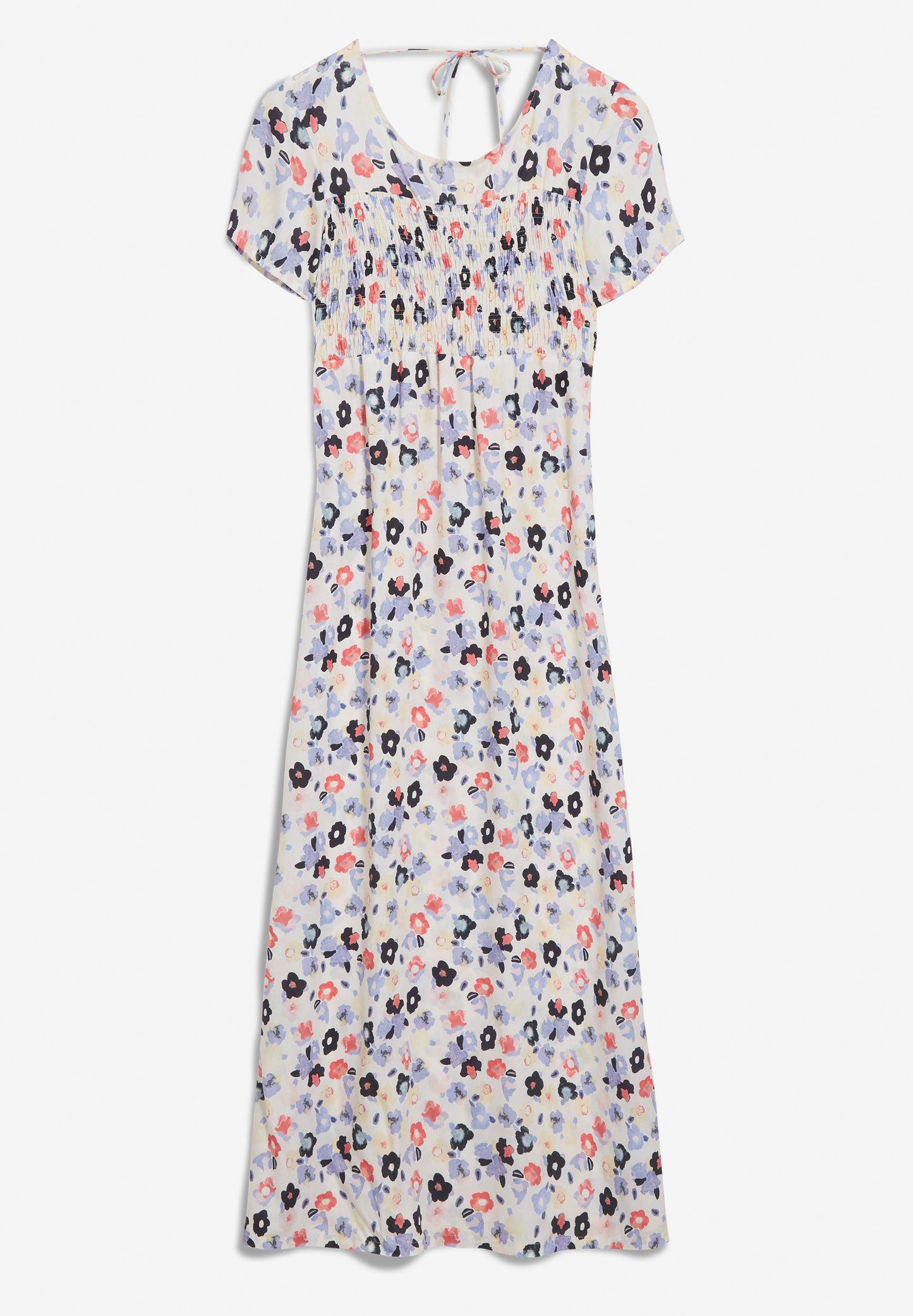 Robe longue à motifs tissée en tencel - helinaa sketch of off white
