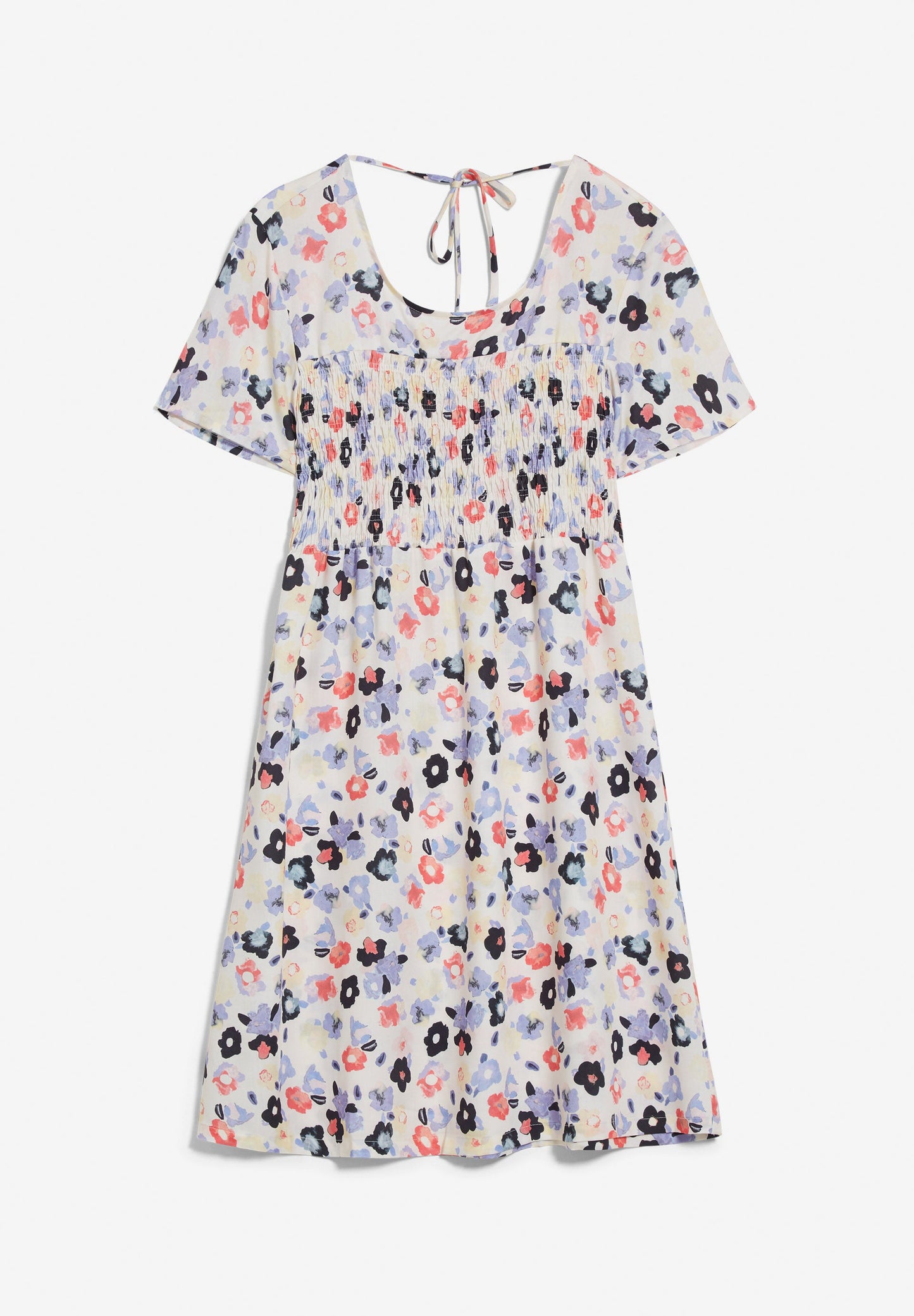 Robe à motifs tissée en tencel - heraa sketch of off white